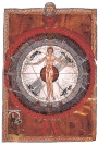 Liber Divinorum Operum, Hildegard vom Bingen; Quelle: Wikimedia Commons