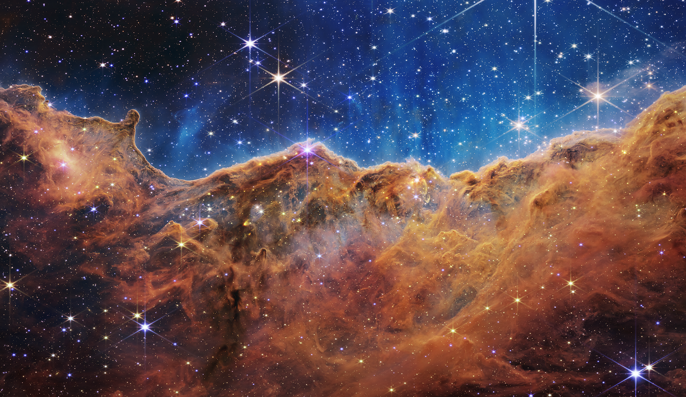 JWST "Cosmic Cliffs" Carina Nebula